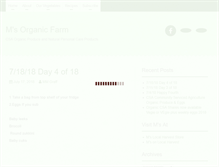 Tablet Screenshot of msorganicfarm.com